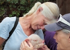 Possibly Yvonne and Trish's first piglet experience.  Interesting adjectives were used to describe how bad the thing smelled.